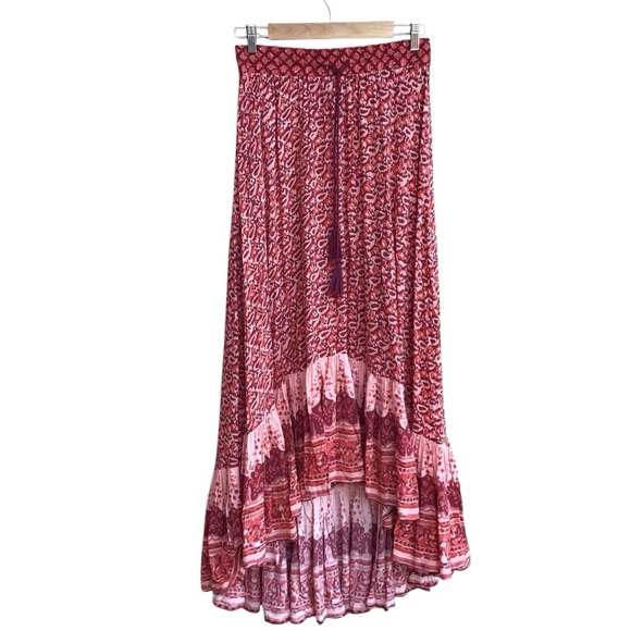 Nightcap Boho Ruffled Off The Shoulder Skirt Set NEW - Picture 12 of 13